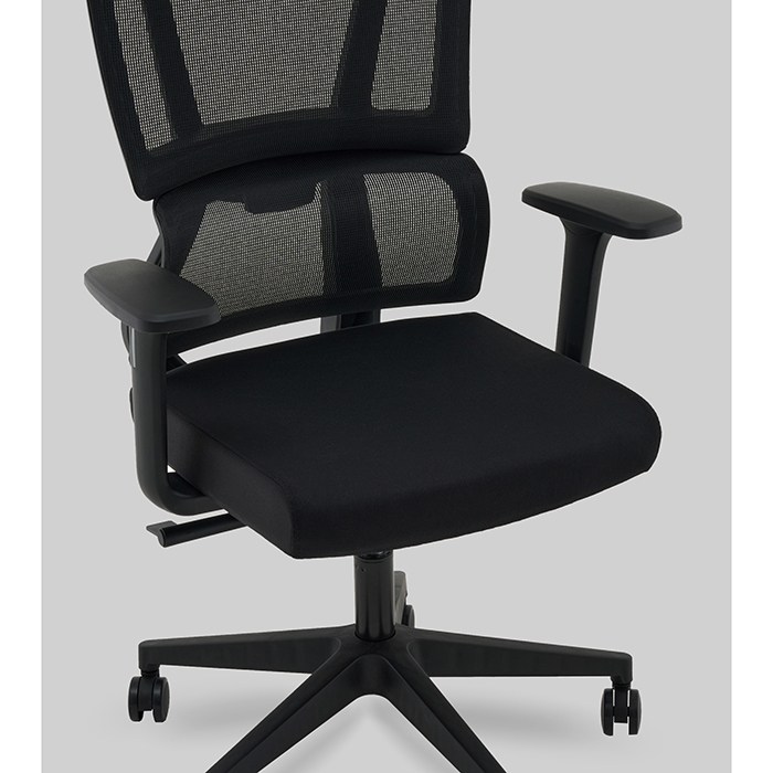 Кресло офисное TopChairs Forward чёрный Stool Group WH-1288 black