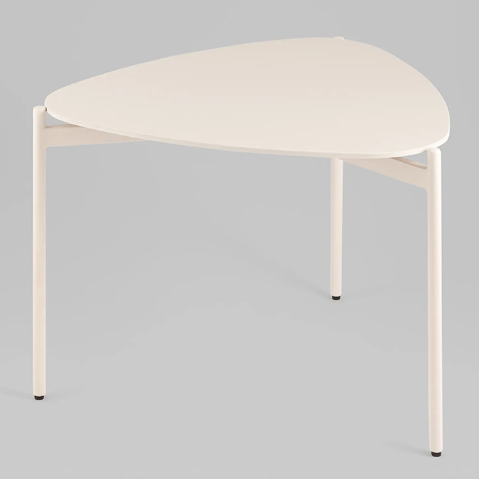 Журнальный столик Erida керамика кремовый Stool Group B-3057-1 white