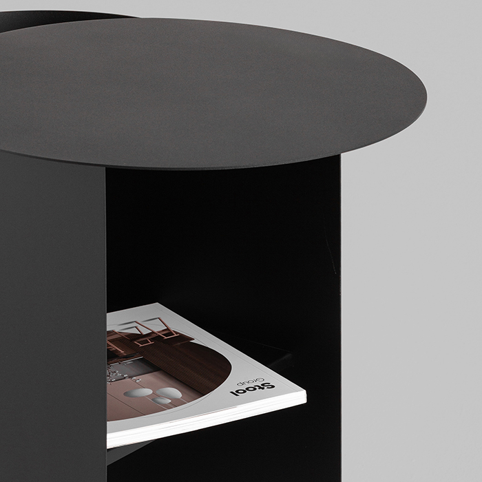 Журнальный столик Floire металл черный Stool Group MT-143 DB-001