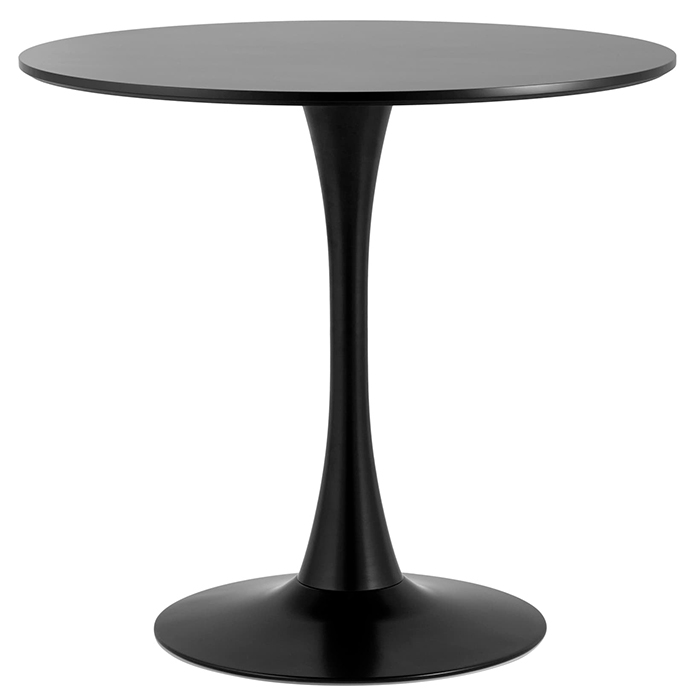 Стол Tulip D80 чёрный Stool Group T004-1 black