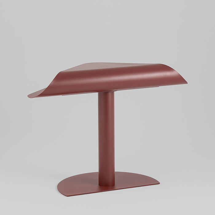 Журнальный столик Cornea металл бордовый Stool Group MT-199 DB-032