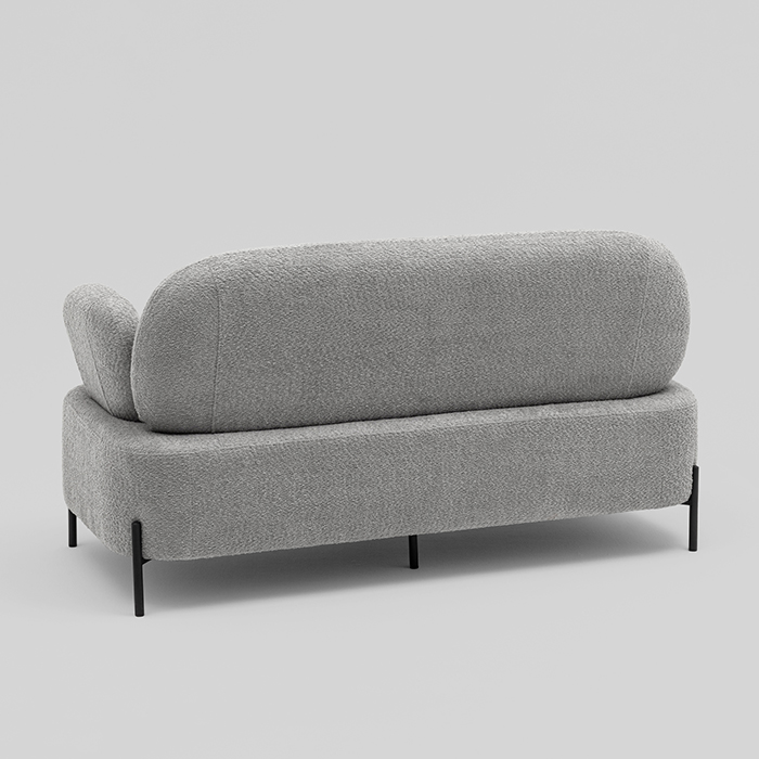 Диван Кэнди букле светло-серый Stool Group vd-dv-candy-cm82