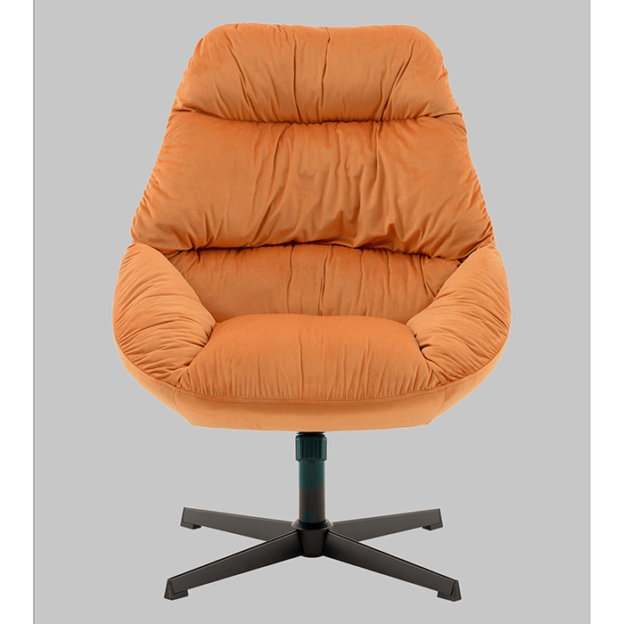 Кресло Оррелл терракотовый Stool Group QH-8347KT HLR-43 orange