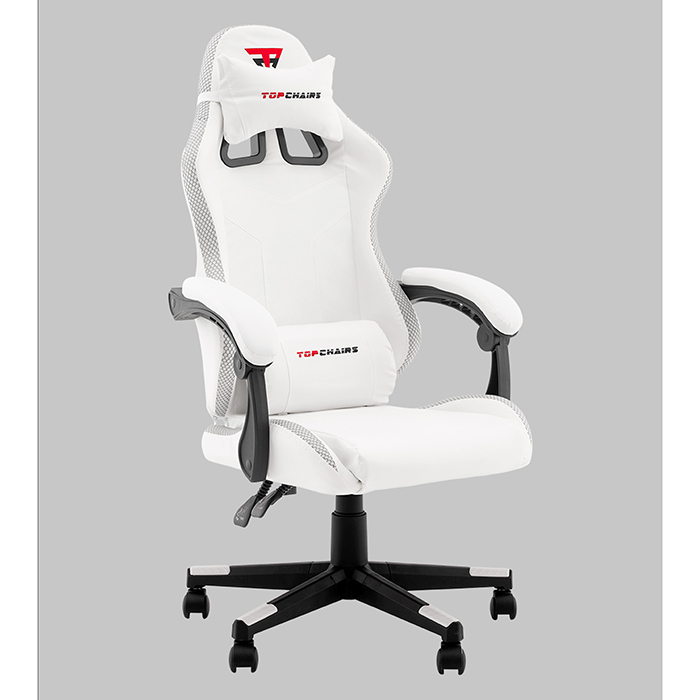Кресло игровое TopChairs Druid белый Stool Group GF-8062-N white