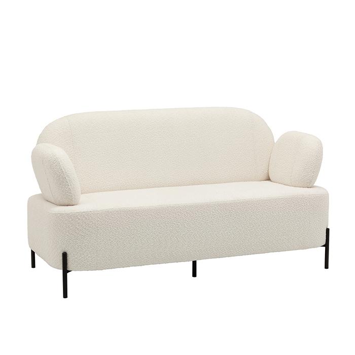 Диван Кэнди букле белый Stool Group vd-dv-candy-cm01