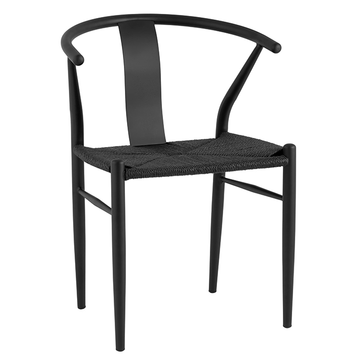 Стул Wishbone Style чёрный Stool Group FDC9367 black