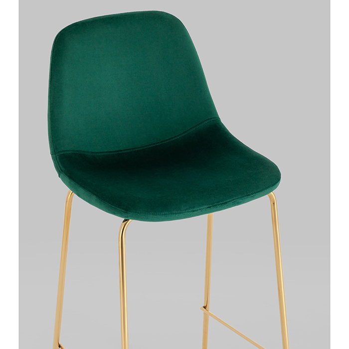 Стул барный Валенсия велюр зелёный Stool Group OS-001B HLR-56 gl