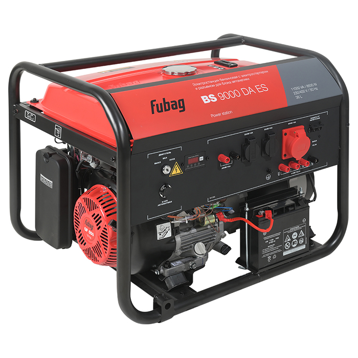 Генератор бензиновый BS 9000 DA ES (трехфазный) Fubag 641093