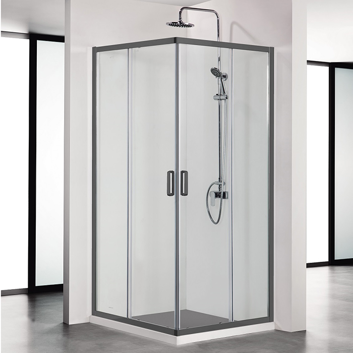 Душевой уголок 80х80 Aquatek AQ ARI KV 08020BL