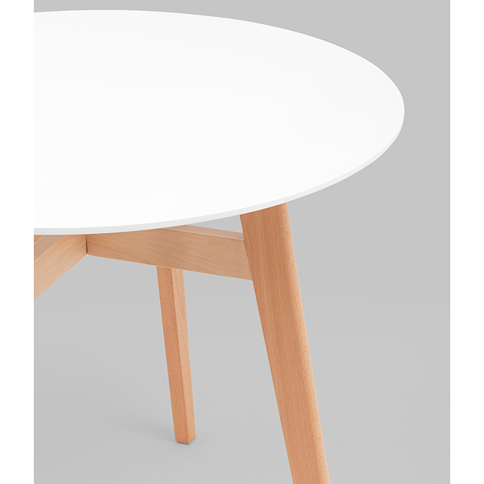Стол круглый Target Circle D90 белый Stool Group Z-220 black