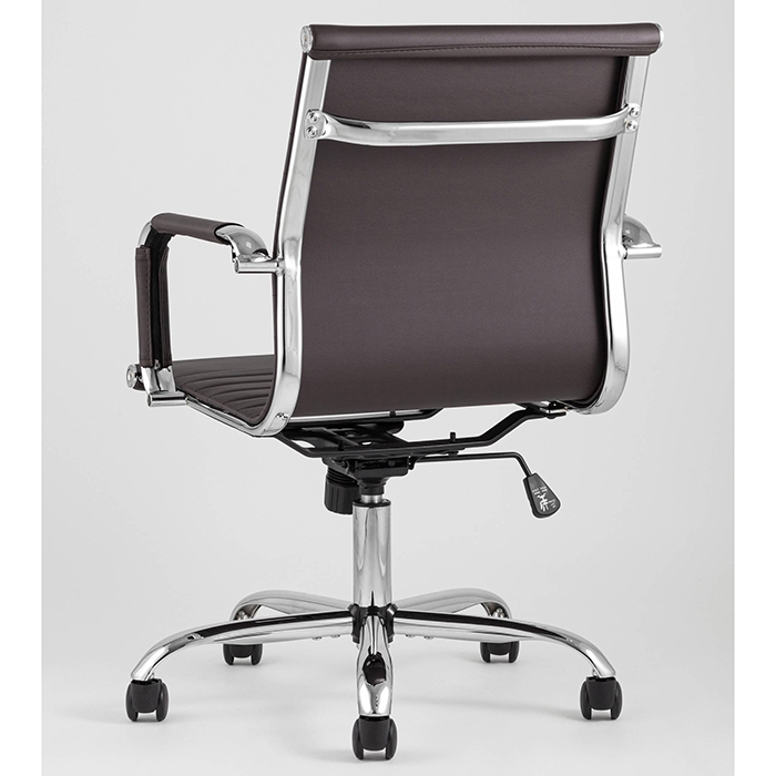 Кресло офисное TopChairs City коричневый Stool Group D-101 brown