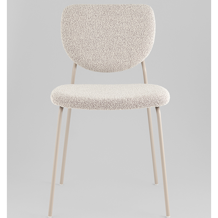 Стул Gigi серо-бежевый букле Stool Group DRC-9155-B URL426-2 Creamy
