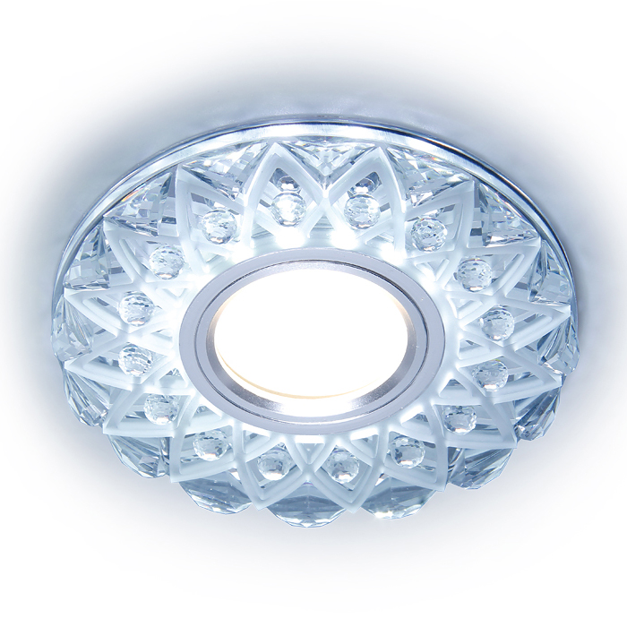 Светильник встраиваемый точечный с LED подсветкой Ambrella Light S375