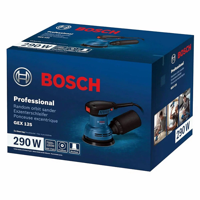 Шлифмашина эксцентриковая GEX 125 Bosch 06013A8020