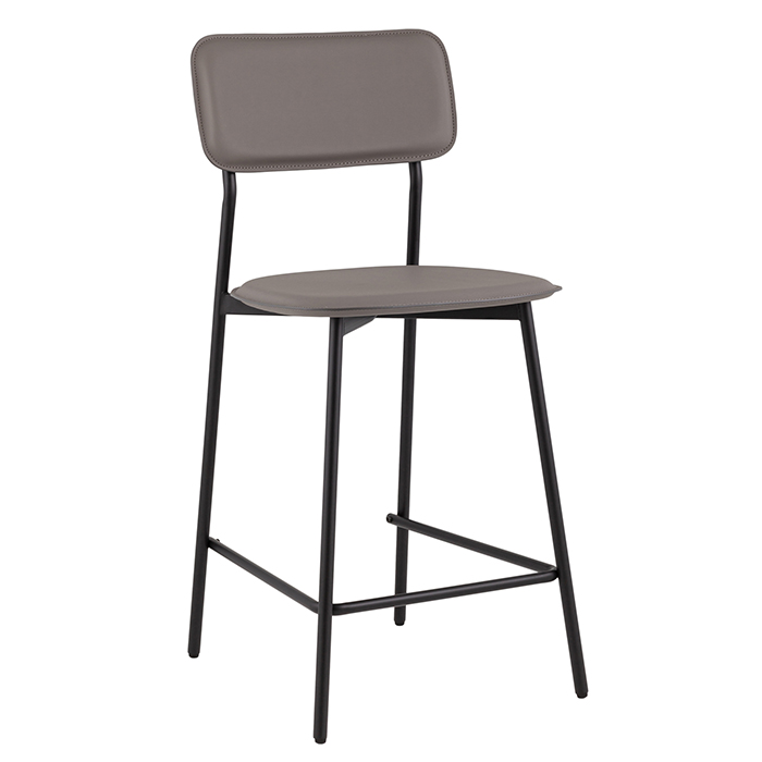 Стул барный Mikkie серый Stool Group HPB-2317 HAB1-10