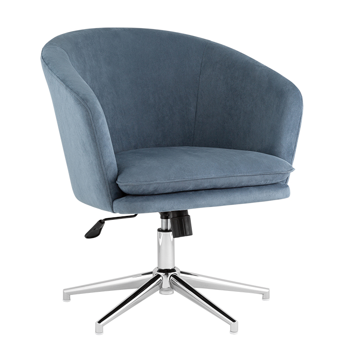 Кресло регулируемое Харис замша синий NC Stool Group HARRIS HY-20-5218
