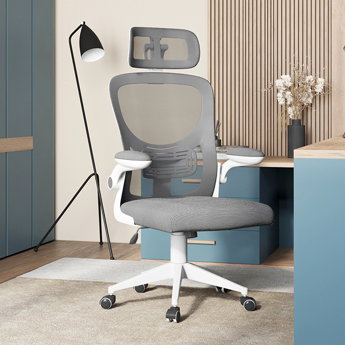 Кресло офисное TopChairs Airone серый Stool Group D-516-1 grey