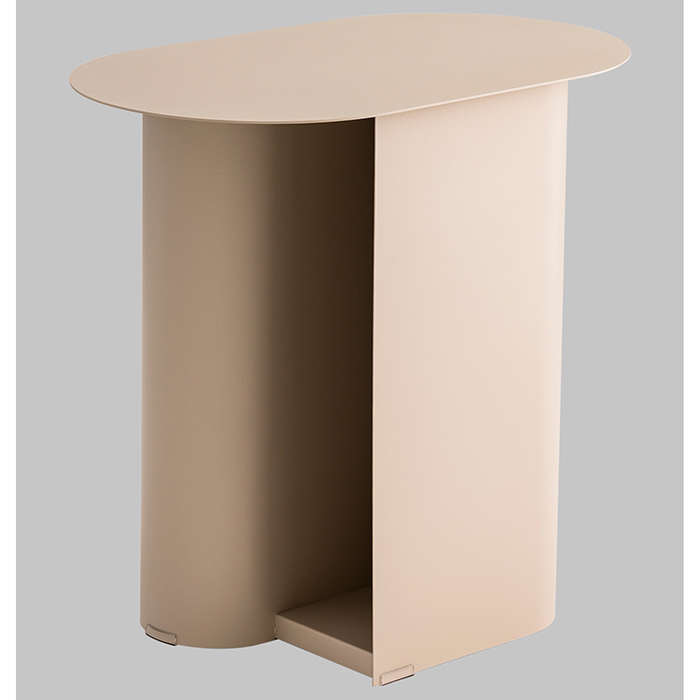 Журнальный столик Yvaine металл бежевый Stool Group MT-104-1 DB-003