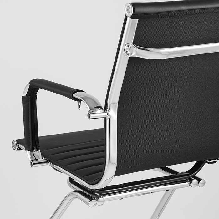 Стул офисный TopChairs Visit чёрный Stool Group D-101L black