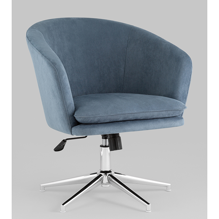 Кресло регулируемое Харис замша синий NC Stool Group HARRIS HY-20-5218