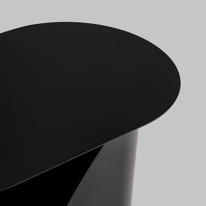 Журнальный столик Yvaine металл чёрный Stool Group MT-104-1 DB-001