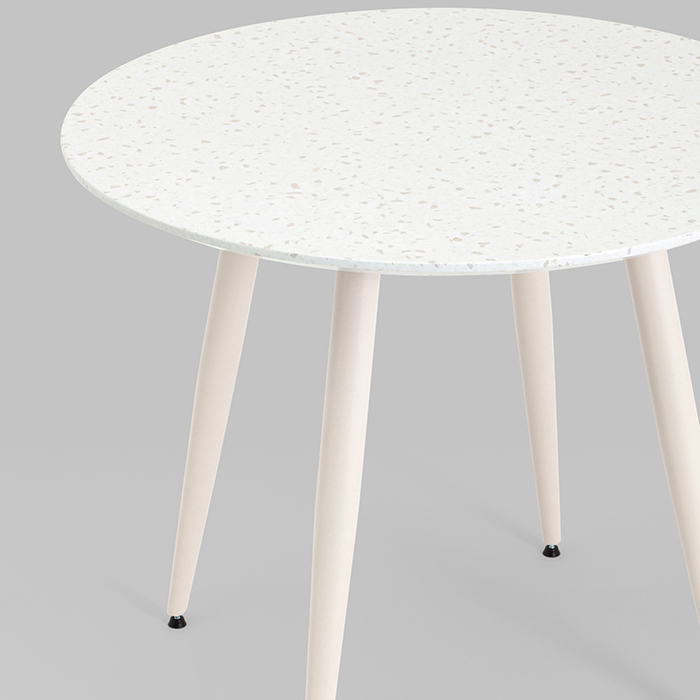 Стол круглый Nymphaea D90 терраццо Stool Group F-1715-1 TER3860-1