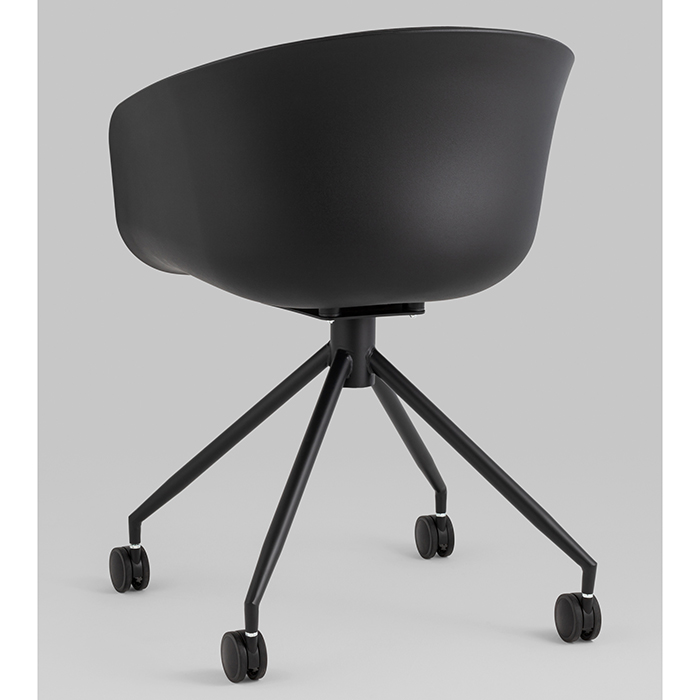 Кресло офисное Libra рогожка чёрный Stool Group SL-7040ZB bl-bl