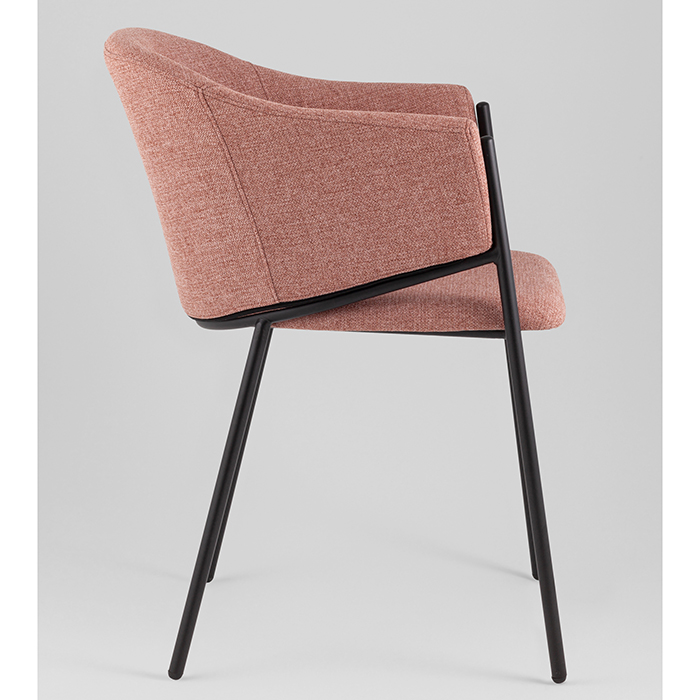 Стул Carmel пыльно-розовый Stool Group DC-3091 2087-5 black legs