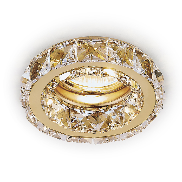 Светильник встраиваемый точечный Ambrella Light K112 CL/G