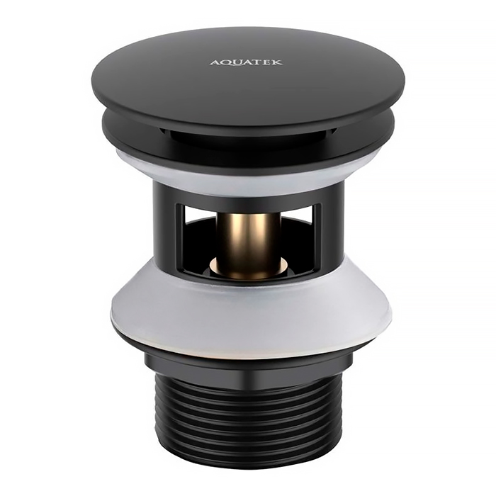 Донный клапан нажимной с переливом Aquatek AQ6002MB