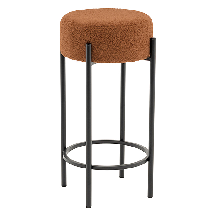 Стул барный Беккет букле терракотовый Stool Group SSP 135-86044