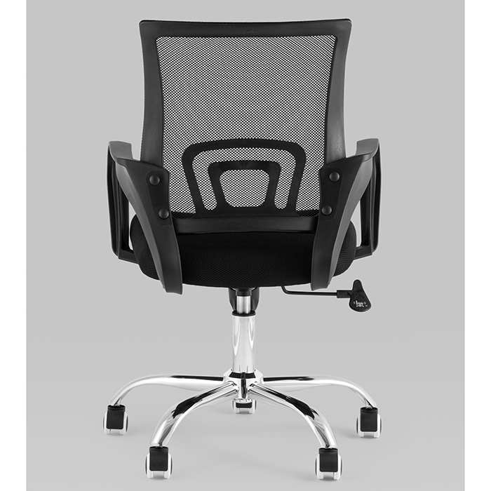Кресло офисное TopChairs Simple New чёрный Stool Group WH-805 black