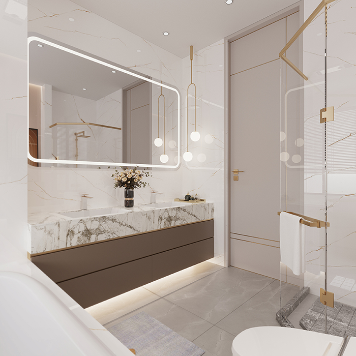 Керамогранит Queen Golden Queen Glossy Carving Buono Ceramica QVL4633GC