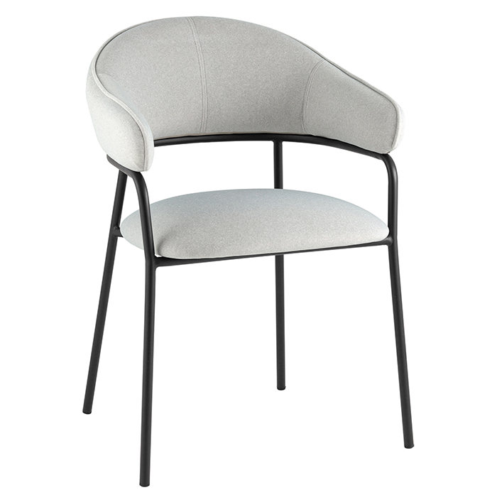 Стул Leya светло-серый Stool Group DX-2548 MOHAIR-151