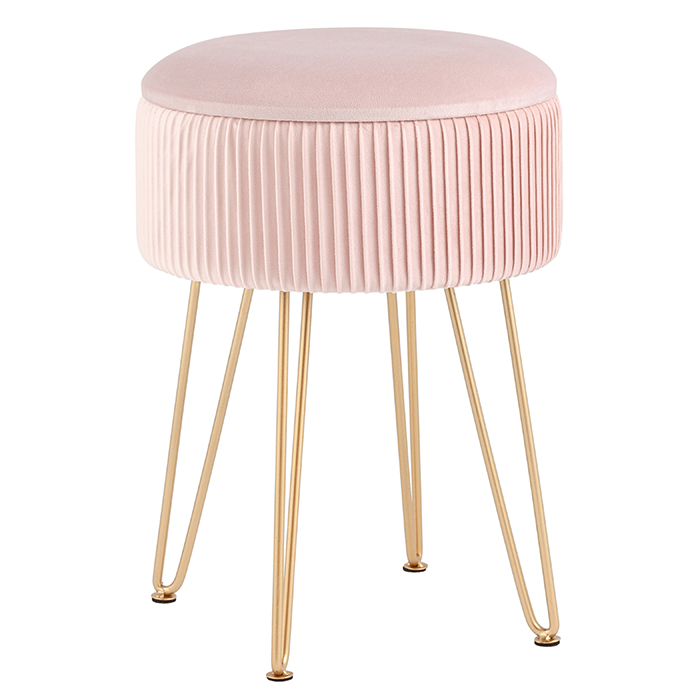 Пуф Астор светло-розовый Stool Group 23A1696VD-8167-33