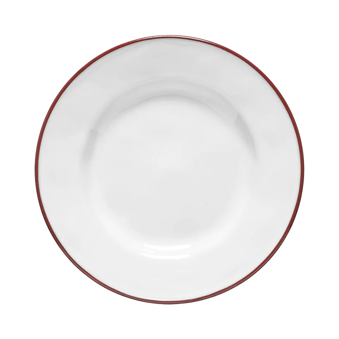 Тарелка десертная White/Red 15 см Beja Costa Nova ATP151-RED