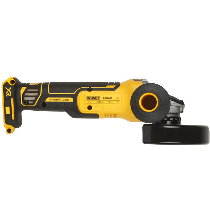 Угловая шлифмашина аккумуляторная DeWalt DCG405P3-QW
