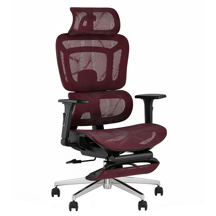 Кресло офисное TopChairs Nimbus бордовый Stool Group YF-W938A bl.sh. ST982-11 wine red