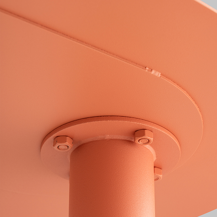 Журнальный столик Eanna S металл коралловый Stool Group MT-190S DB-011