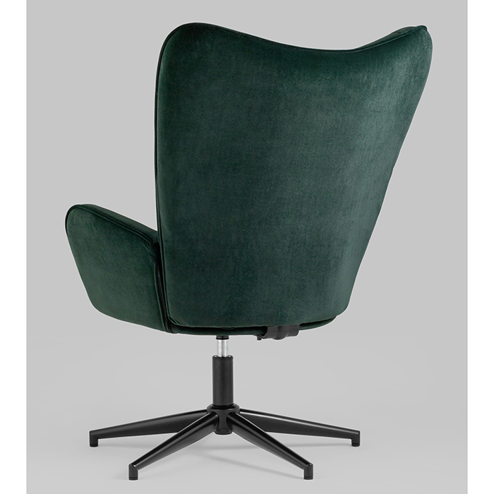 Кресло регулируемое Филадельфия велюр серо-зелёный Stool Group FUCHS FLY1919-15