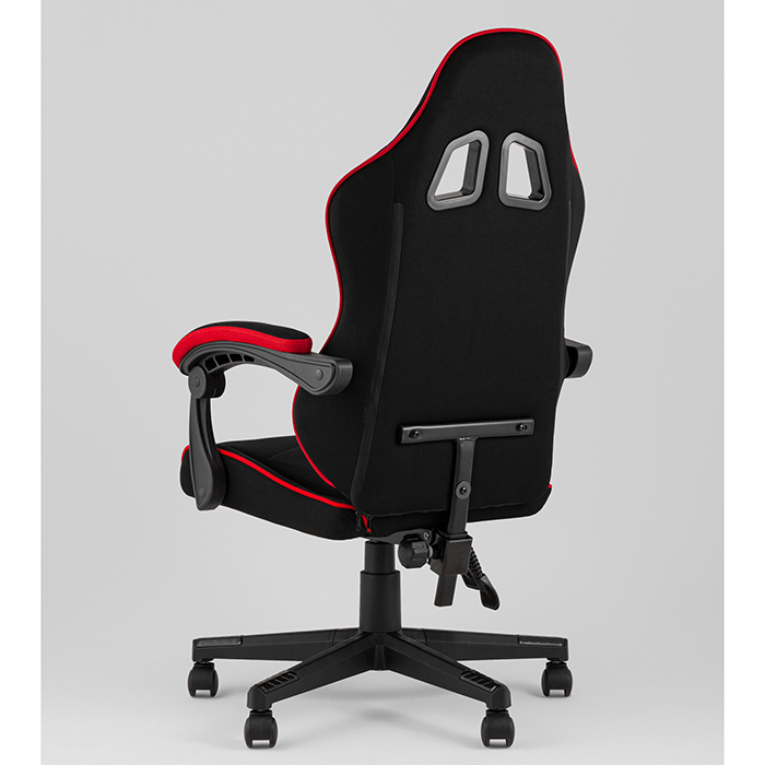 Кресло игровое TopChairs Phantom чёрно-красный Stool Group GF-D80 TT701+TT703