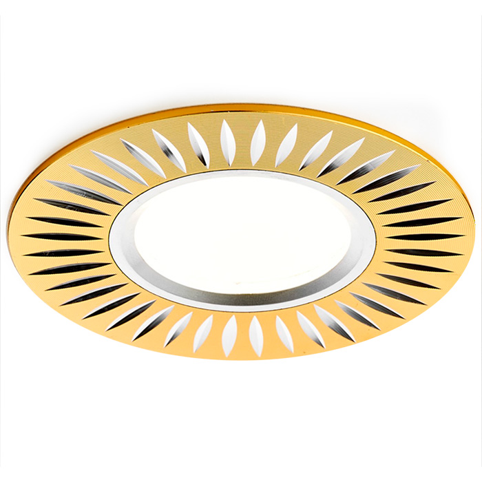 Светильник встраиваемый точечный Ambrella Light A507 GD/AL