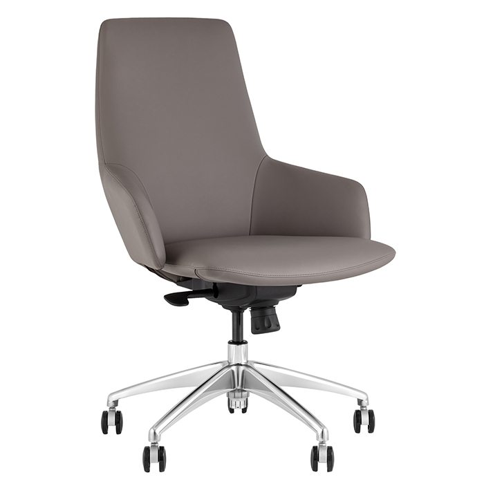 Кресло офисное TopChairs Bow серый Stool Group A332-A 270-38