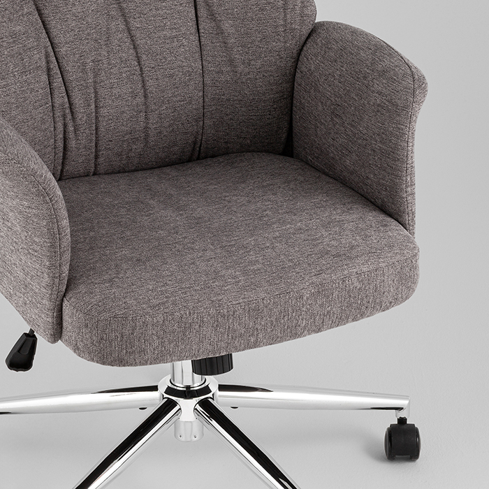 Кресло офисное TopChairs Neoma тёмно-серый Stool Group YF-0515 ZE119A-15 dark grey