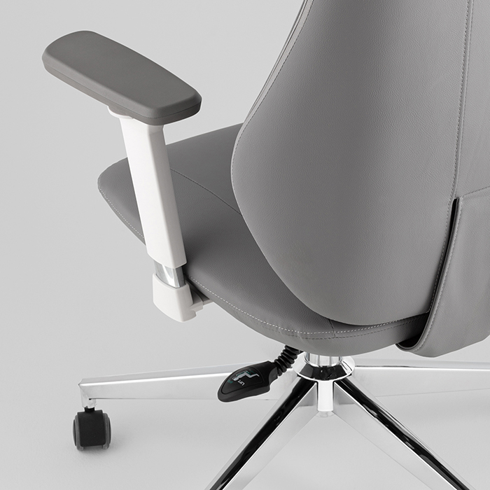 Кресло офисное TopChairs Trophey серый Stool Group DD-001-CH grey