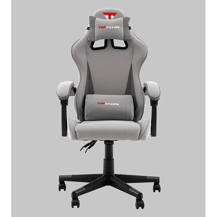 Кресло игровое TopChairs Phantom серый Stool Group GF-D80 TT704+TT706