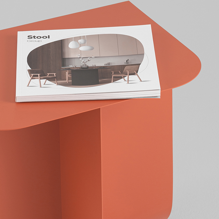 Журнальный столик Laure металл красный Stool Group MT-136S DB-008