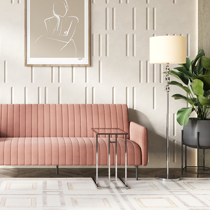 Журнальный столик 50х32 Бостон стекло Stool Group EET-061-C