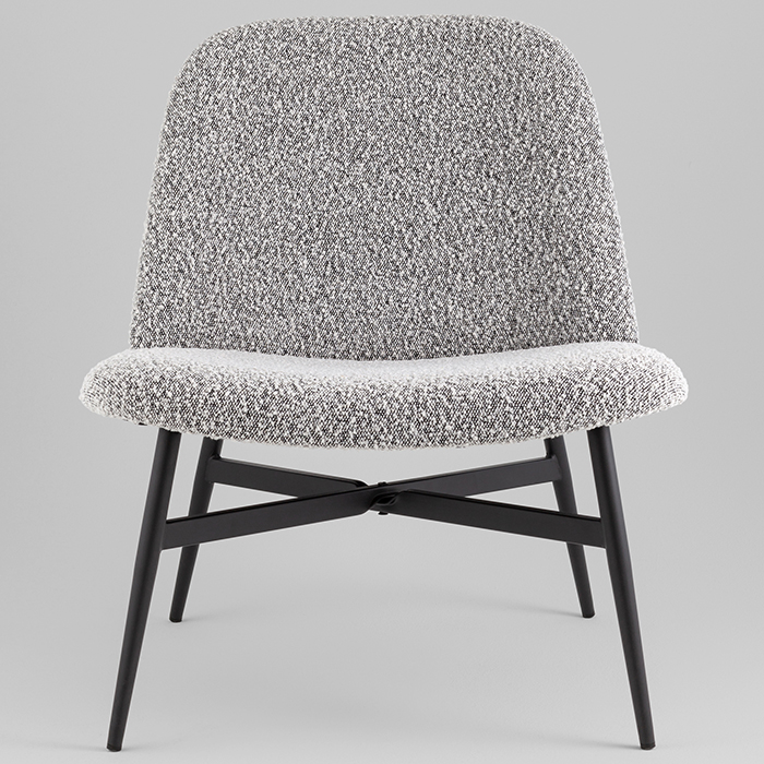 Кресло-лаунж Ease серый Stool Group DM5052 BMG2635-19 Grey