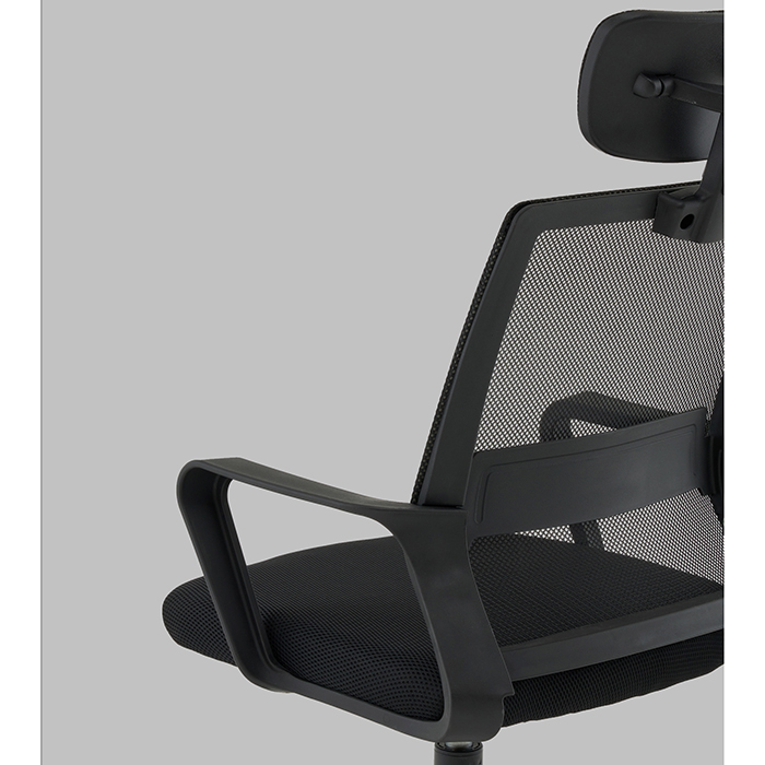 Кресло офисное TopChairs Element чёрный Stool Group OUE-2505 black
